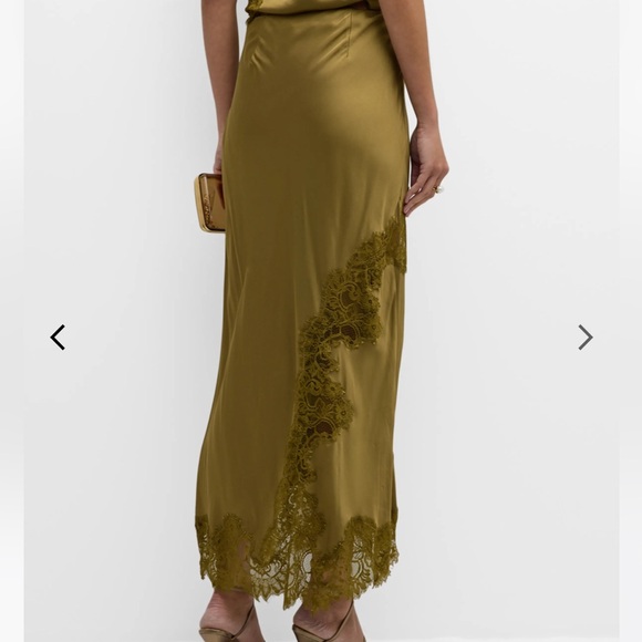 A.L.C. Satin and Lace midi Skirt - Picture 3 of 4